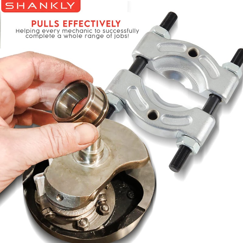 Shankly Bearing Separator or Gear Puller, Universal Bearing Puller Tool or Pullers for Mechanics Heavy-Duty Pilot Bearing Removal Tool Medium Bearing Puller Splitter (30-50mm) - Image 1